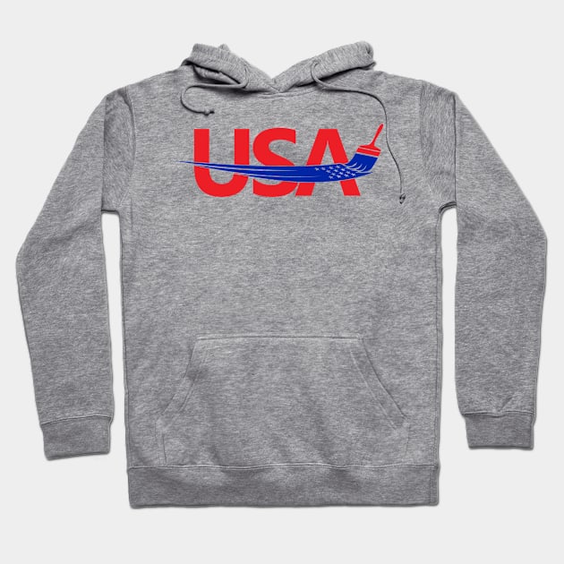 American Paint Hoodie by Dheograft